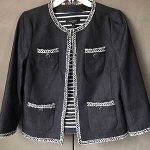 Talbots cropped jacket 8P